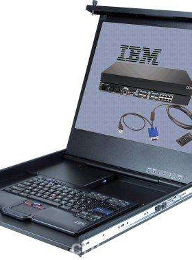 IBM 17238BX 1754A1X 18.5折叠液晶 8口KVM全新 包邮