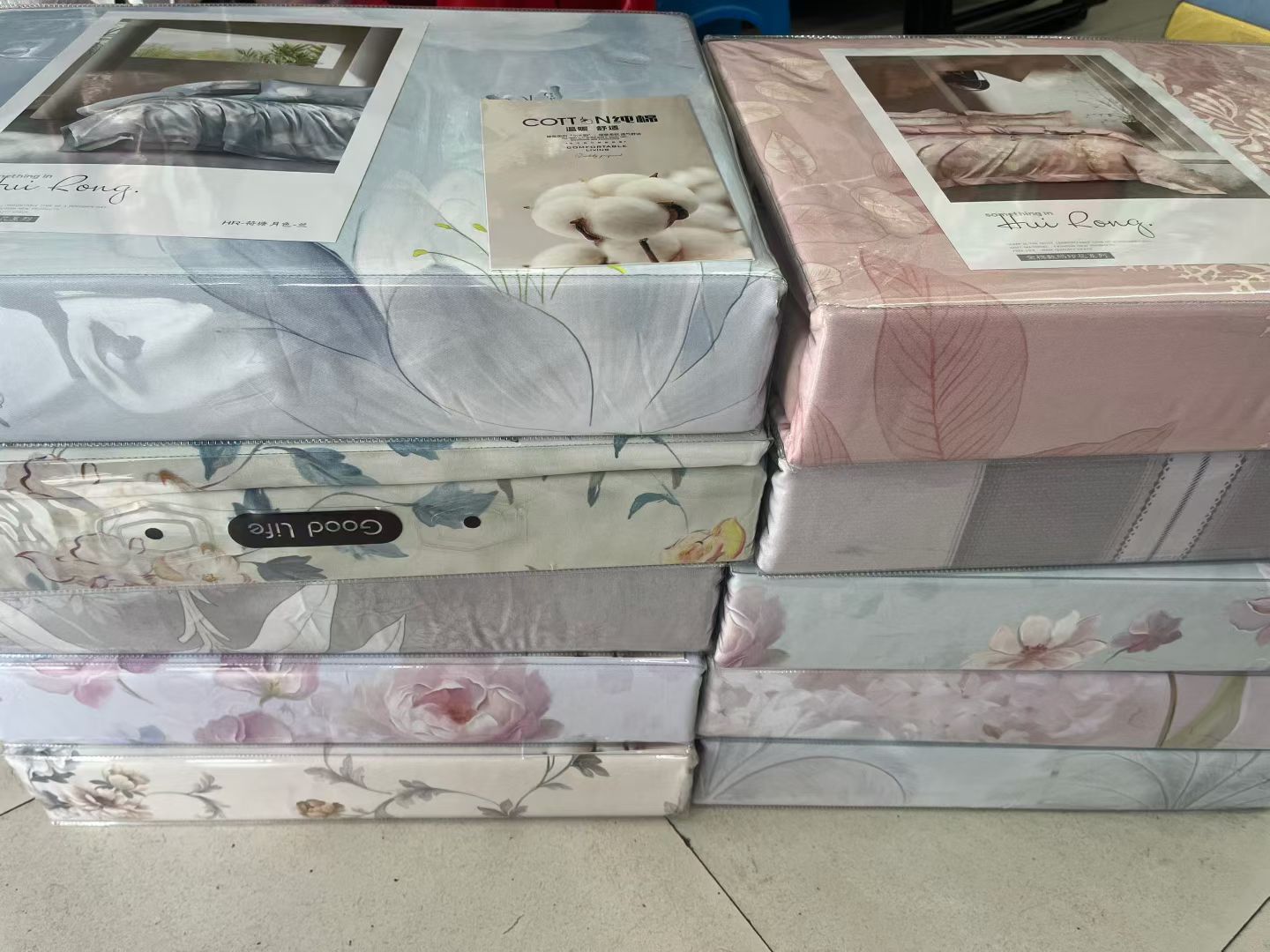 磨毛纯棉数码印花四件套枕头套被套床单1.8或2米床用被子