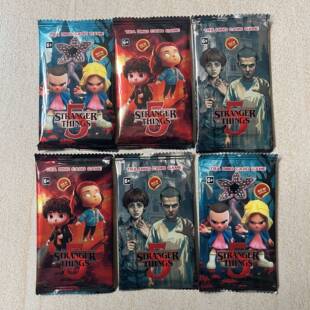 怪奇物语第五季电影卡牌儿童桌游猜拳游戏卡维克那11战力卡片收藏