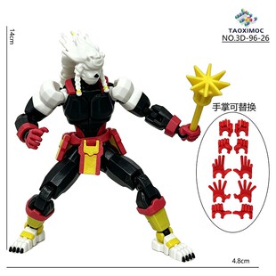 跨境新品3D打印马克宇宙可动拼模型无敌少侠狂战兽摄政王公仔玩具