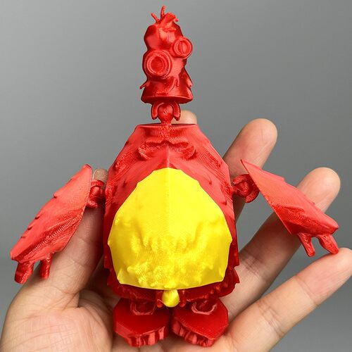 3d打印变异食人查姆肚子可打开手办模型波比5杀手威利哈吉106公仔