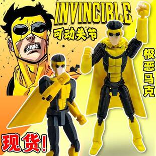 高战力极恶马克手办现货莫西干马克vs黑暗马克Invincible4周边