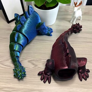 吞海哥斯拉手办Subnautica深海迷航四脚食海者吞天者儿童新年玩具