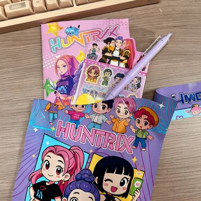 KPop Demon Hunter猎魔女团盲袋文具袋抽抽盲盒沙加男孩圣诞礼物