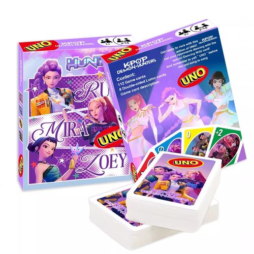 120张kpop猎魔女团扑克牌恶魔猎人惩罚纸牌卡牌游戏聚会桌游纸牌