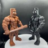 22cm大号肌肉木棍人超酷可拆卸模型手办国外ai山海经融合怪摆件