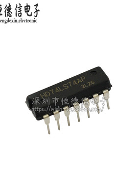 直插 HD74LS74AP 双D触发器/ DIP-14 SN74LS74AN