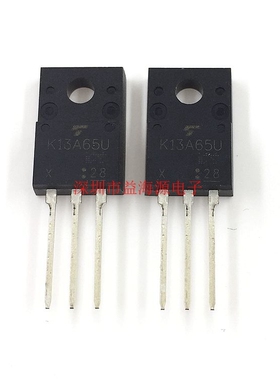K13A65U 液晶电源常用场效应MOS管TK13A65U 650V 13A TO-220F直插