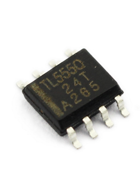 贴片八脚 TLC555QDR 芯片 定时器 单路 2.1MHZ 15V 封装SOP-8