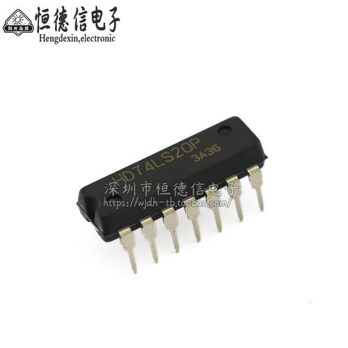 HD74LS20P SN74LS20N 74LS20 直插DIP-14 逻辑芯片 全新