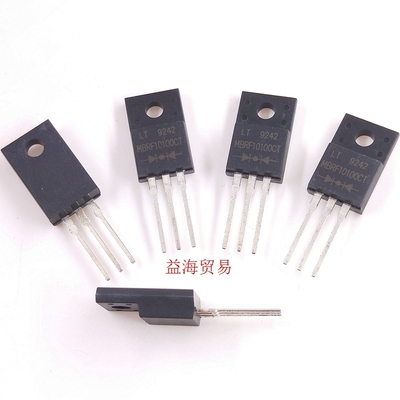 MBRF10100CT 肖特基 MBR10100FCT 二极管10A100V 整流TO-220F塑封