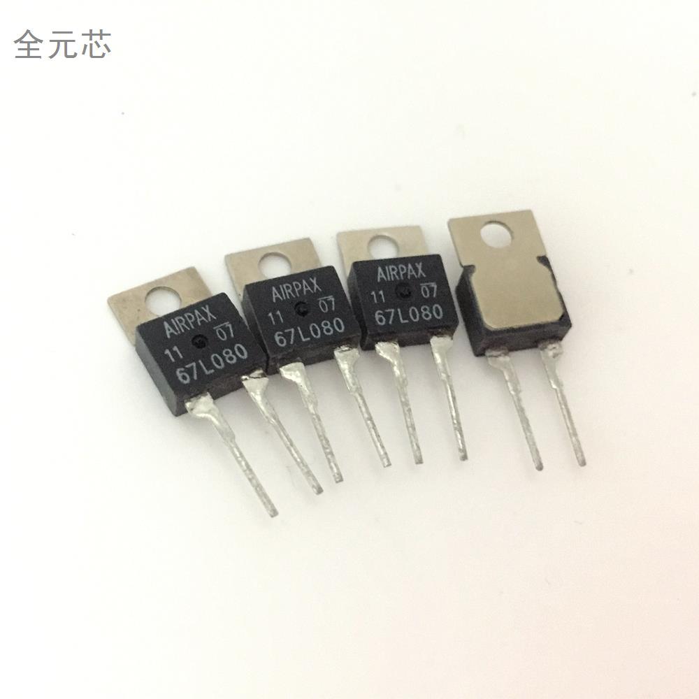 67L080 三极管 全新原装进口 常闭温控开关 温度达到80度自动断开