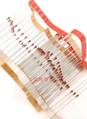 PHC27 二极管稳压管1/2W 稳压二极管 0.5W2.4V DO35玻璃封装