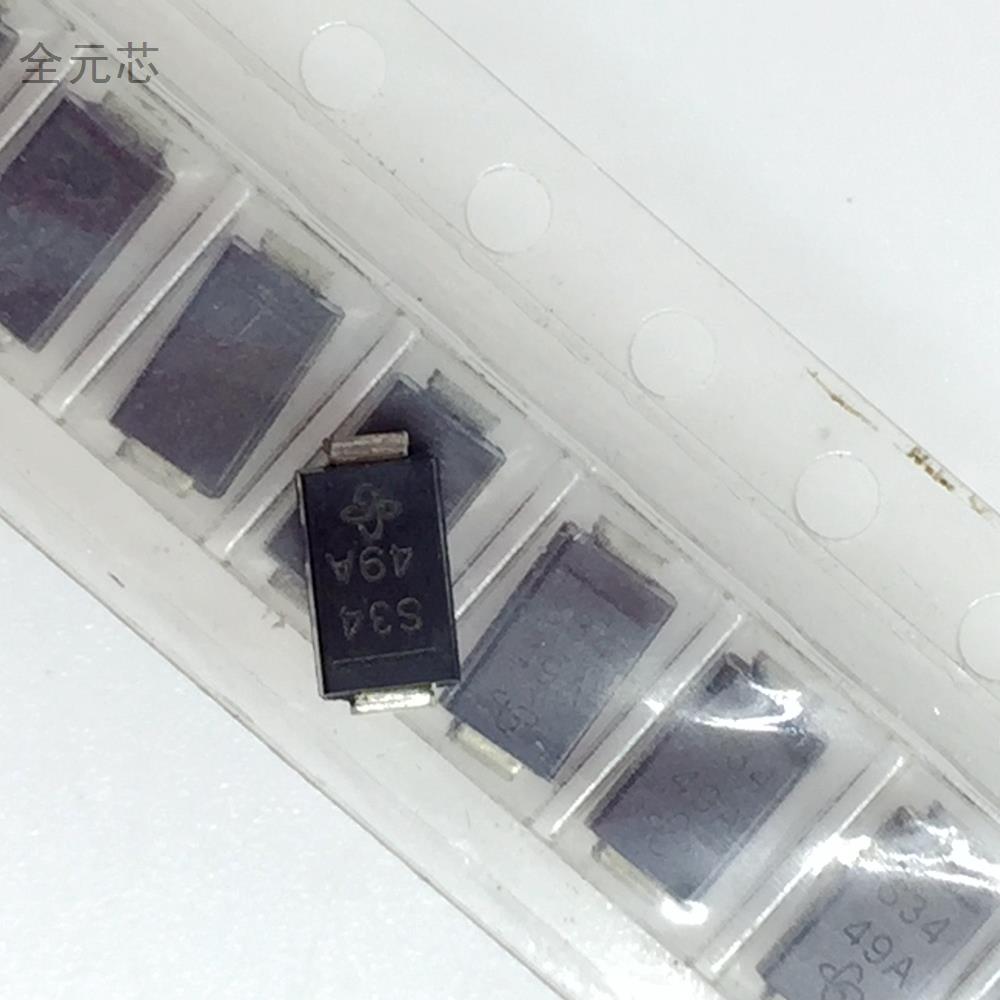 S34 二极管 全新原装 贴片肖特基二极管 A型 SMA封装 DO-214AC