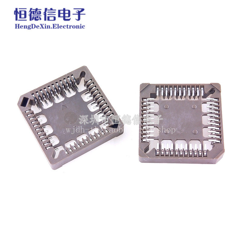 PLCC-44底座 IC座 插座 插槽 芯片座 44脚 贴片式 IC插座 集成