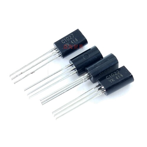 直插三极管C1027 2SC1027 TO-92 硅NPN功率晶体管 全新进口原装