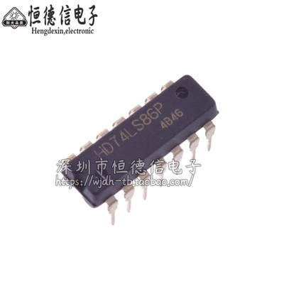 原装进口 HD74LS86P DIP-14 四路2输入异或门 直插DIP14 74LS86