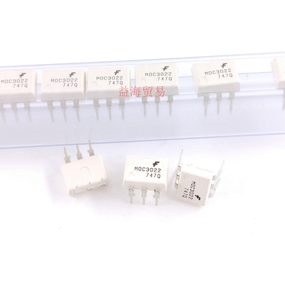 MOC3022 全新原装进口 MOC3022M 光耦  直插DIP-6 三端双向可控硅