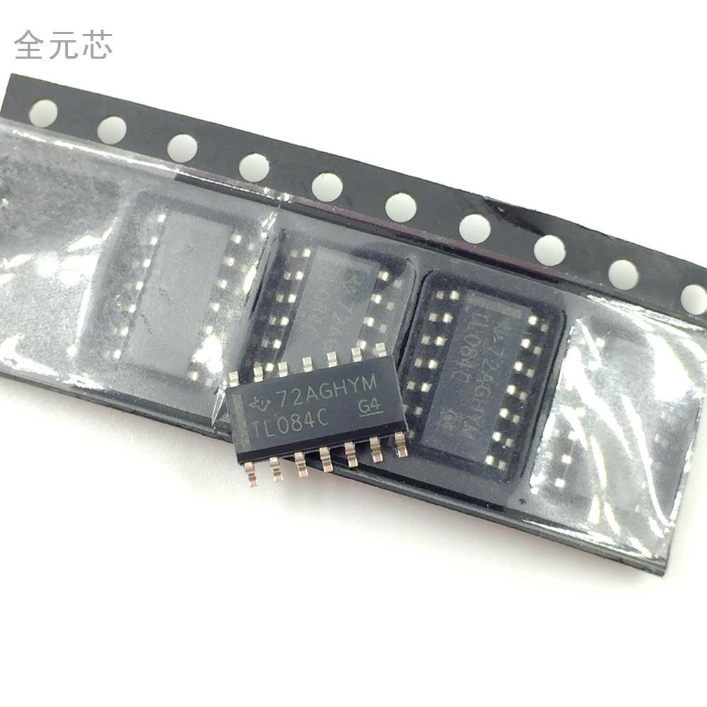 TL084C 芯片 全新原装进口 SOP14 线性-仪表/缓冲放大器贴片14脚