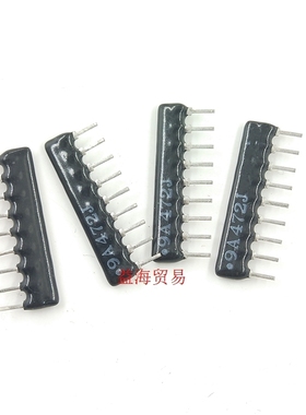9A472J 电阻器 9A472G 直插网络排阻 4.7K 9位脚A472J /G 9脚 4K7