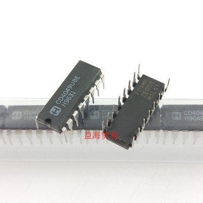 CD4049UBE 全新原装进口 CD4049BE DIP-16 直插芯片集成电路IC