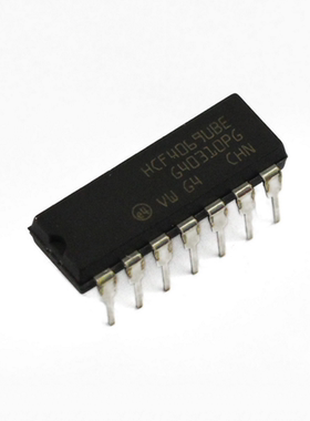 全元芯 直插 HCF4069UBE 逻辑芯片 CMOS 六非门 15V DIP14 全新