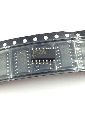 74AC14SCX 芯片74AC14 丝印 贴片SOP14封装 3.9MM尺寸 IC集成电路