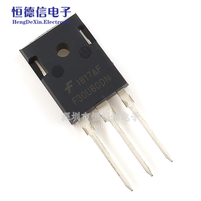 直插 FFAF30U60DN 600V 30A TO-247 30U60 快恢复二极管 TO-3PF