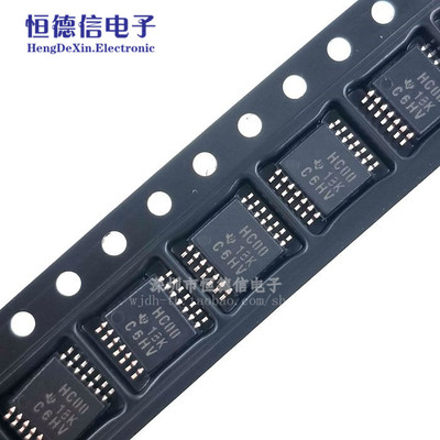 原装正品 贴片 74HC00PW TSSOP-14 逻辑芯片 与非门2输入