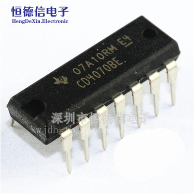 全新 CD4070 CD4070BE HCF4070 CD4070BD DIP14