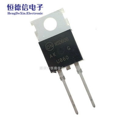 超快恢复二极管 MUR860G U860 T0-220AC 8A/600V ON正品 2脚 直拍