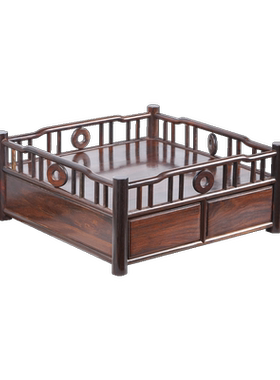 天纵大红酸枝栏杆款都承盘