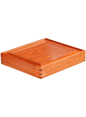 天纵缅甸花梨单层普洱茶盒