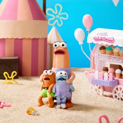 正版X11海绵宝宝比奇堡居民KKV