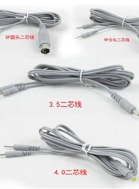电疗一拖二针式导线低中频配件
