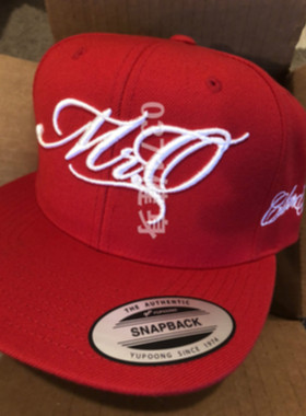 杰卡特亲笔签名红色MRO帽子