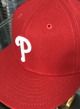MLB Phillies Club 39号投手比赛用过的帽子镭射标官网可查