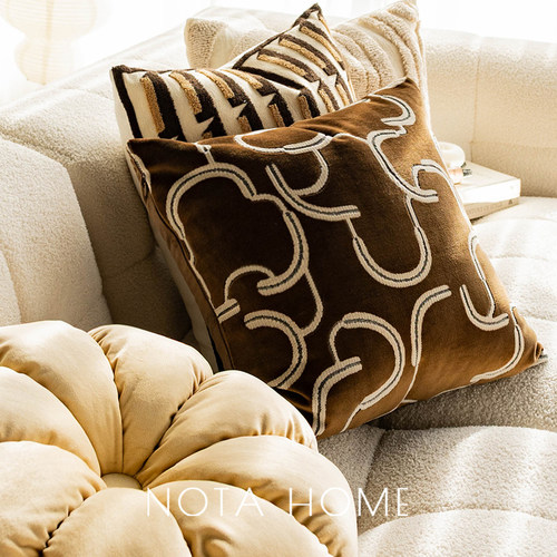 奶油风抱枕套新中式抱枕沙发靠枕