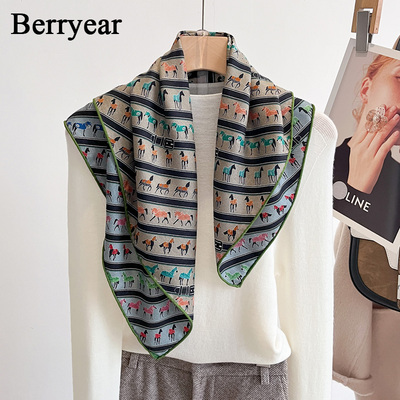 真丝羊毛丝巾方巾桑蚕丝围巾围脖