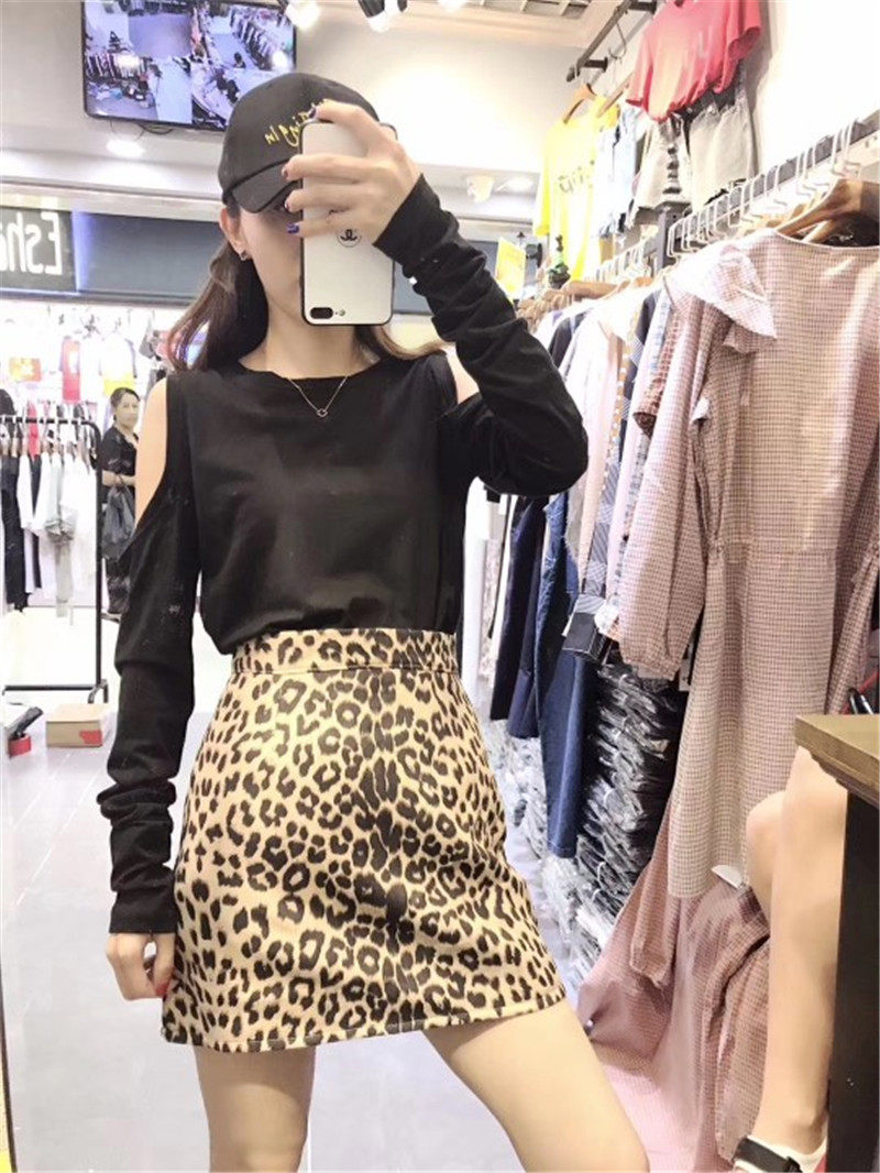 2021秋季新品气质性感豹纹高腰半身包臀裙A字短裙显瘦百搭一步裙,女装/女士精品,半身裙,淘宝优惠券,粉丝福利购,淘宝优惠卷
