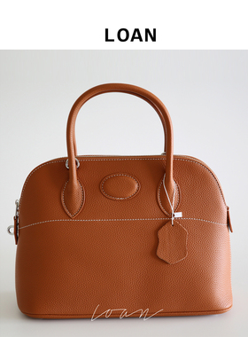 loan折扣秋冬togo皮质感Q弹能装A4四季真皮女包大容量牛皮手提包