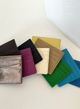 真皮卡包女超薄多卡位高档证件位卡套防消磁小巧卡夹驾驶证皮套男