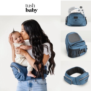 美国tushbaby腰凳婴幼儿多功能轻便四季背带腰托宝宝抱凳抱娃神器