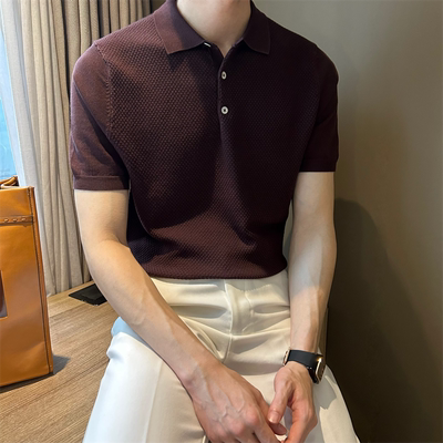 NR先生夏季短袖纯色男polo衫