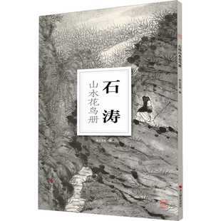 石涛山水花鸟册/南山册页 大8开单片高清印刷 可临摹可装饰 历代名家册页鉴赏临摹画册 初学者绘画中国画水墨画花鸟画技法教程作品