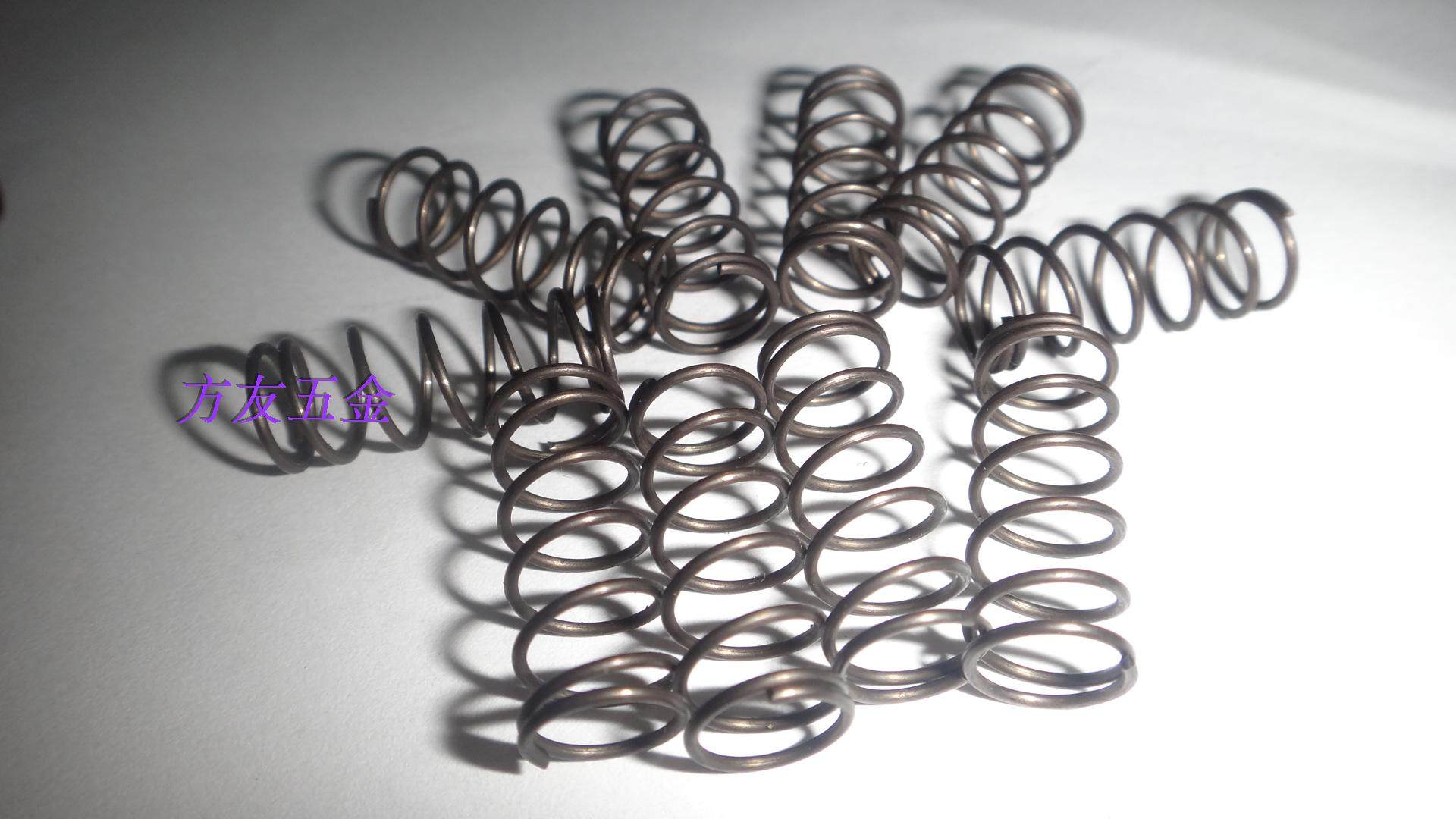 压缩弹簧/钢丝弹簧/拉簧/压簧0.7*9*22 /7圈/钢丝粗*外径*长度