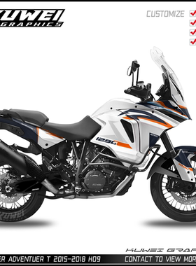 适用于KTM 1290 ADVENTURE T 2015-2018贴花定制版画全车贴画贴纸