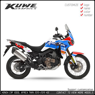 适用于本田非双HONDA CRF 1000L AFRICA TWIN 2015-2019贴纸版画