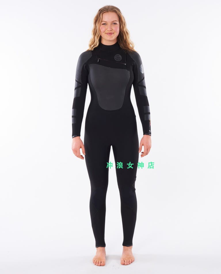 RIP CURL3/2mm冲浪防寒衣湿衣潜水衣保暖冬全身女E6 surf wetsuit
