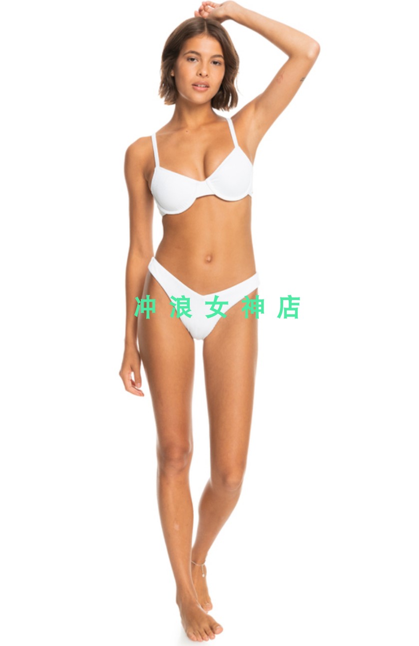现货Roxy冲浪潜水游泳比基尼分体性感三点式欧美浮潜海边聚拢夏女